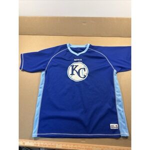 Kansas City Royals Baseball Mens XL Shirt Dynasty Embroidered Patch Logo